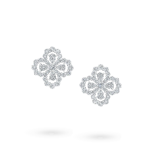 [Amore]LOOP EARRINGS FULL MOTIF DIAMOND 16MM