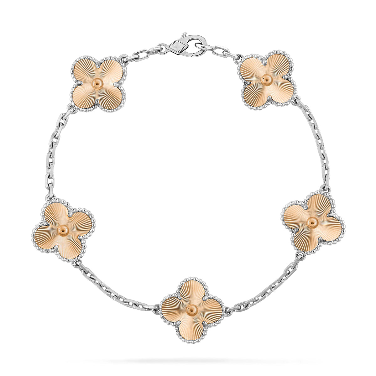 [Amore] CLOVER 5 MOTIF LASER BRACELET COLLECTION