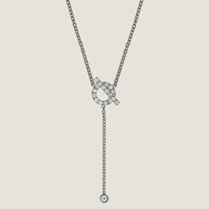 [Amore]FINESSE SILVER DIAMOND NECKLACE