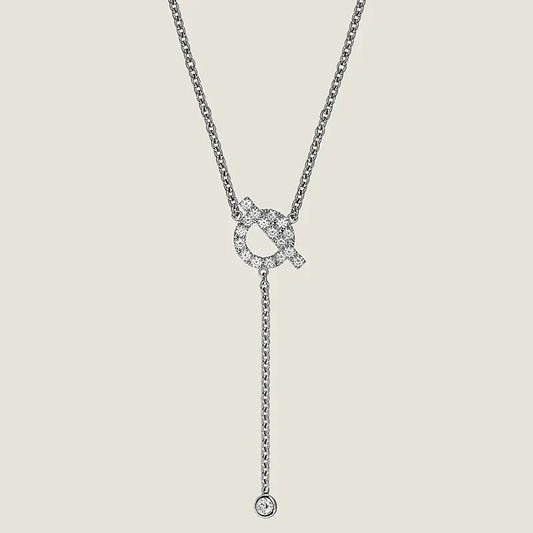 [Amore]FINESSE SILVER DIAMOND NECKLACE