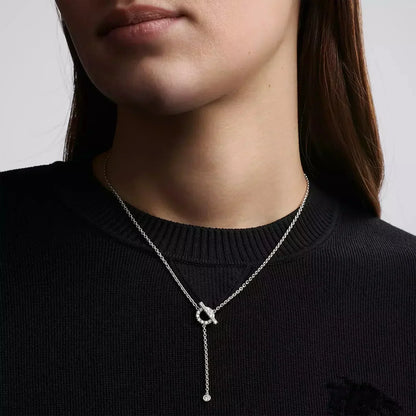[Amore]FINESSE SILVER DIAMOND NECKLACE