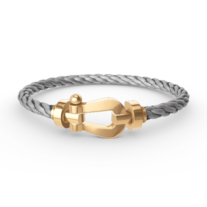 [Amore]FORCE LARGE HORSESHOE NO DIAMOND BRACELET GOLD