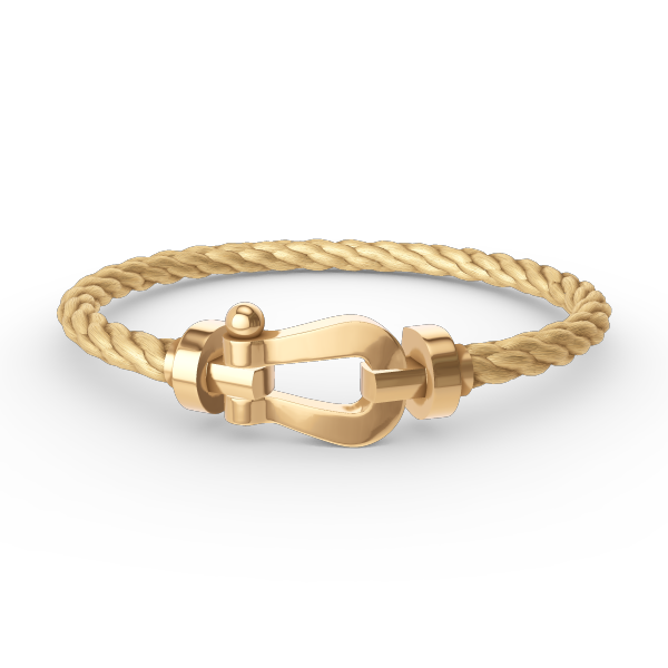 [Amore]FORCE LARGE HORSESHOE NO DIAMOND BRACELET GOLD
