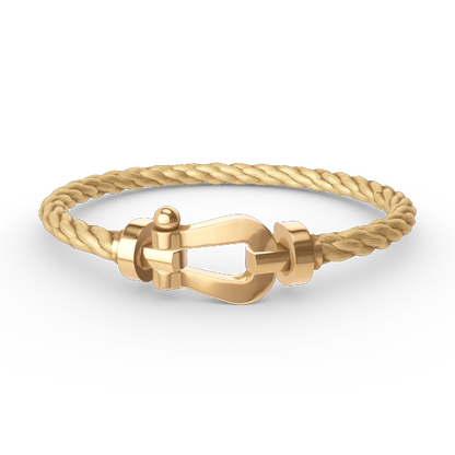 [Amore]FORCE LARGE HORSESHOE NO DIAMOND BRACELET GOLD