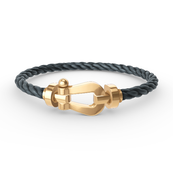 [Amore]FORCE LARGE HORSESHOE NO DIAMOND BRACELET GOLD