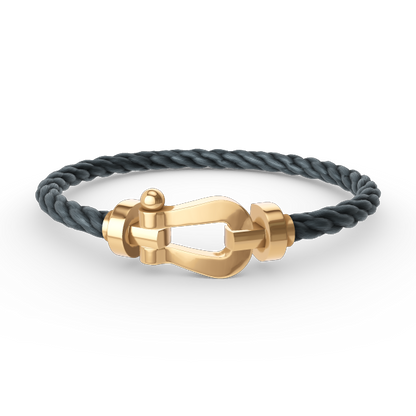 [Amore]FORCE LARGE HORSESHOE NO DIAMOND BRACELET GOLD