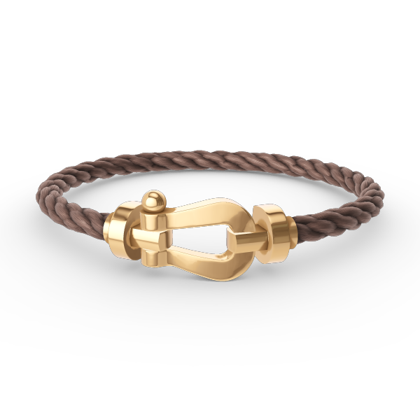 [Amore]FORCE LARGE HORSESHOE NO DIAMOND BRACELET GOLD