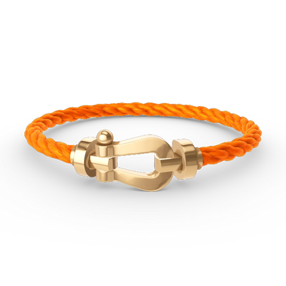 [Amore]FORCE LARGE HORSESHOE NO DIAMOND BRACELET GOLD