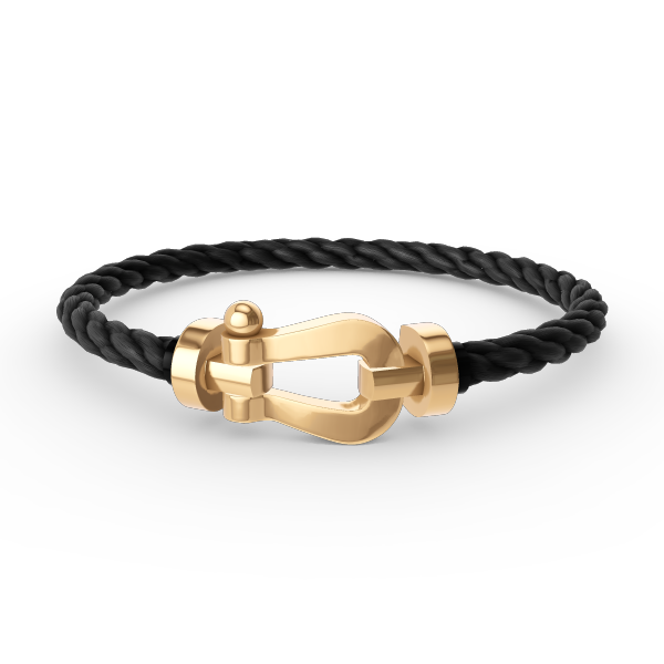 [Amore]FORCE LARGE HORSESHOE NO DIAMOND BRACELET GOLD