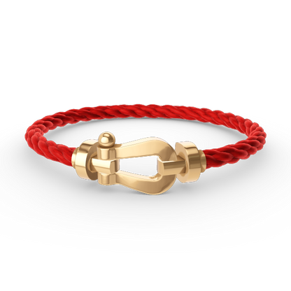 [Amore]FORCE LARGE HORSESHOE NO DIAMOND BRACELET GOLD