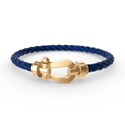 [Amore]FORCE LARGE HORSESHOE NO DIAMOND BRACELET GOLD