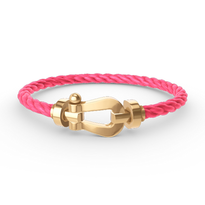 [Amore]FORCE LARGE HORSESHOE NO DIAMOND BRACELET GOLD
