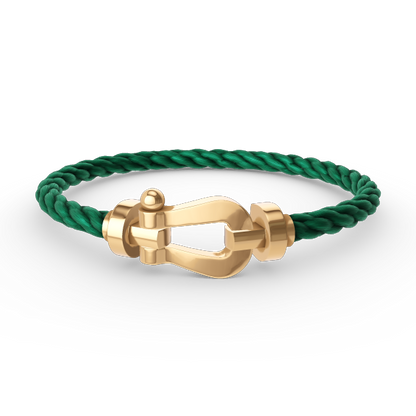 [Amore]FORCE LARGE HORSESHOE NO DIAMOND BRACELET GOLD