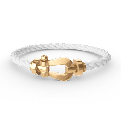 [Amore]FORCE LARGE HORSESHOE NO DIAMOND BRACELET GOLD
