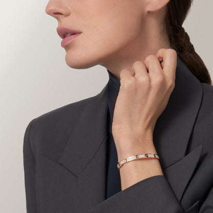 [Amore]LOVE BRACELET 4.8MM DIAMOND-PAVED
