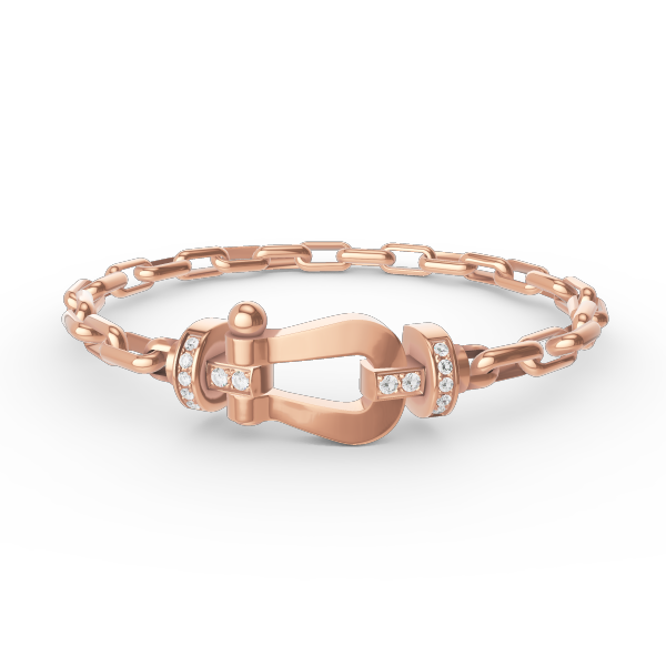 [Amore]FORCE LARGE HORSESHOE CLASP  METAL BRACELET