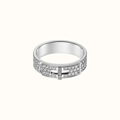 [Amore]KELLY SILVER DIAMOND RING