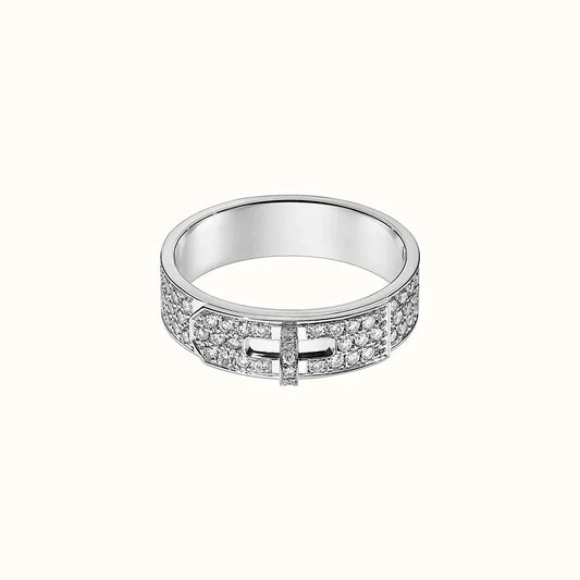 [Amore]KELLY SILVER DIAMOND RING