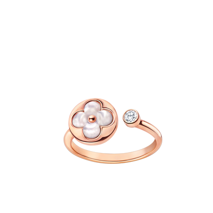 [Amore]SUN 1 DIAMOND PINK MOP RING