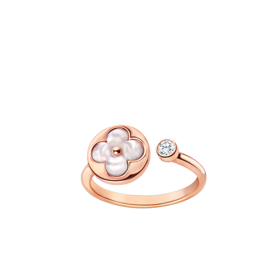 [Amore]SUN 1 DIAMOND PINK MOP RING