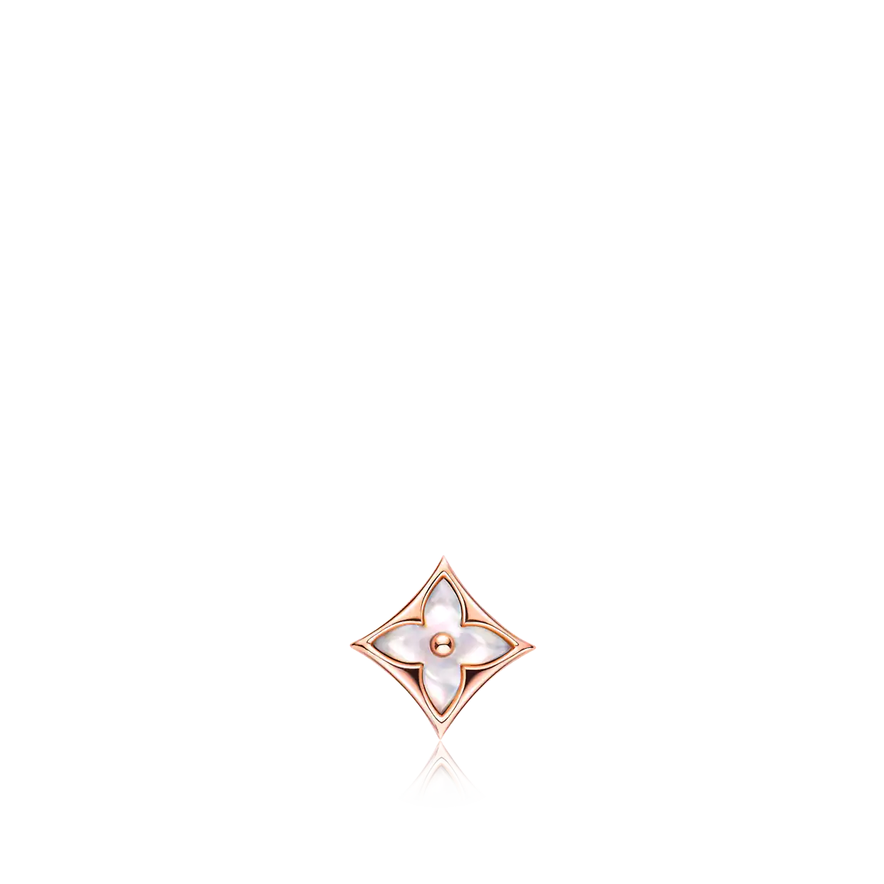 [Amore]STAR MOP PINK GOLD EARRINGS