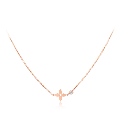 [Amore]BLOSSOM PENDANT PINK GOLD AND DIAMOND
