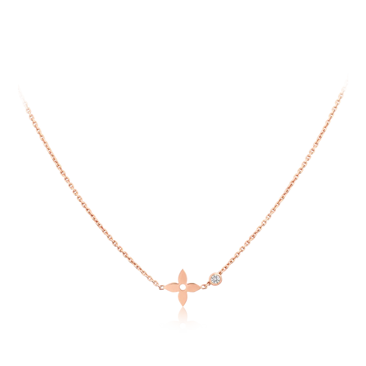 [Amore]BLOSSOM PENDANT PINK GOLD AND DIAMOND