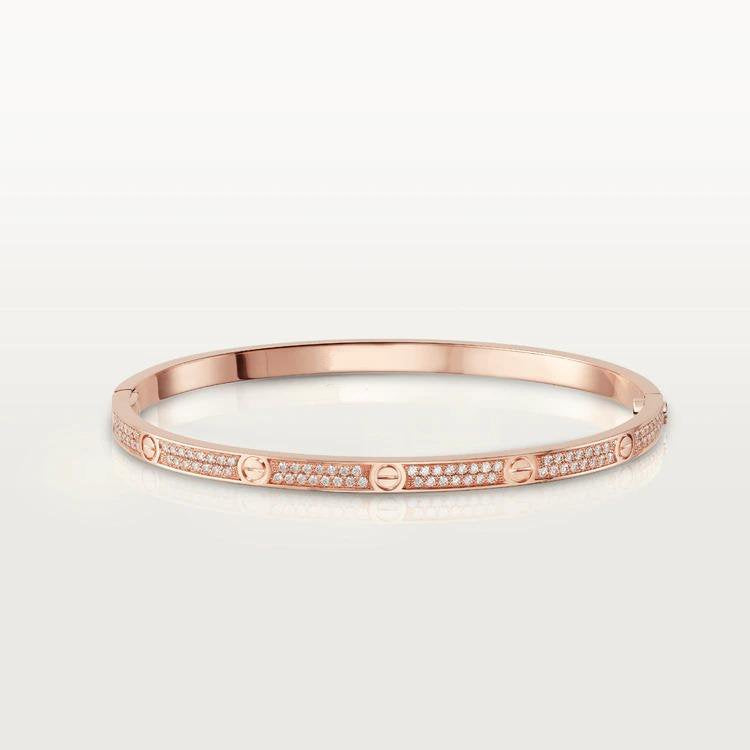 [Amore]LOVE BRACELET 3.65MM DIAMOND-PAVED