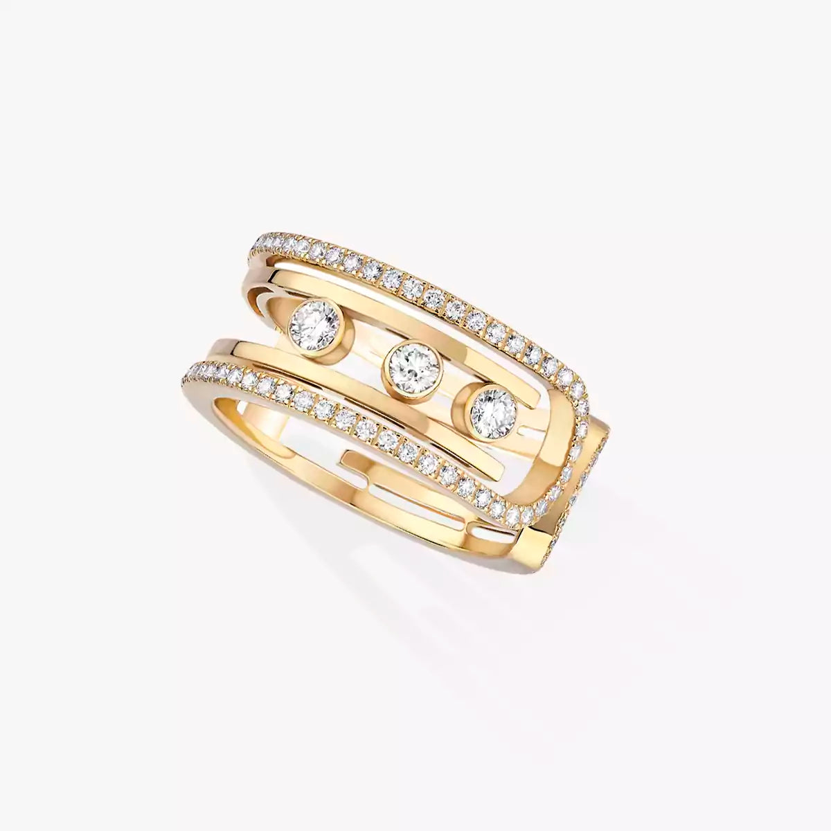 [Amore]Move 10th Diamond Ring in Gold