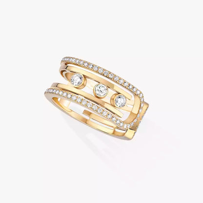 [Amore]Move 10th Diamond Ring in Gold