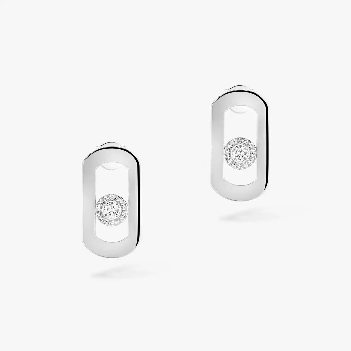 [Amore]So Move Diamond Earrings in Yellow Gold
