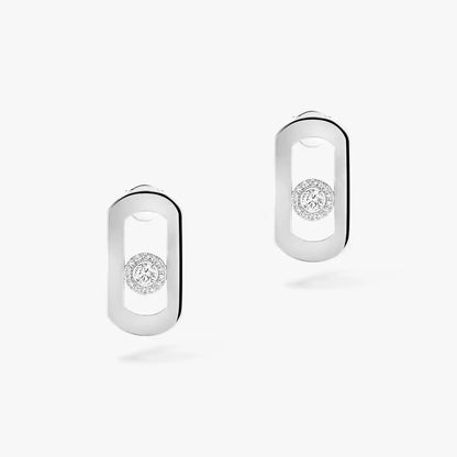 [Amore]So Move Diamond Earrings in Yellow Gold