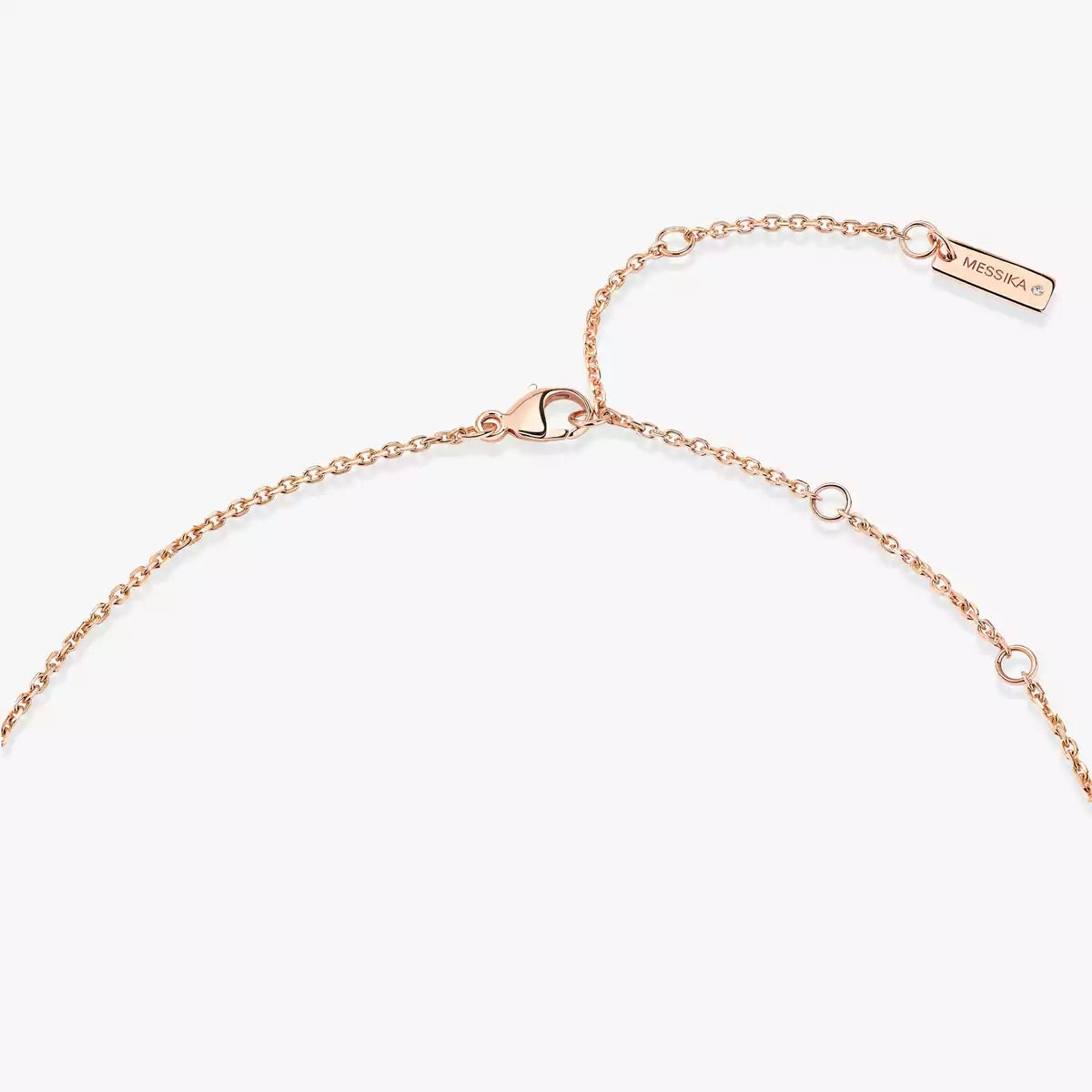 [Amore]Lucky Eye Diamond Necklace in Rose Gold and Turquoise