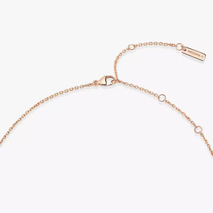 [Amore]Lucky Eye Diamond Necklace in Rose Gold and Turquoise