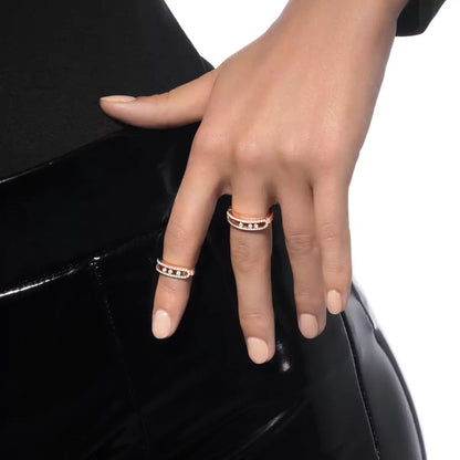 [Amore] Baby Move Gold Diamond Pave_ Ring