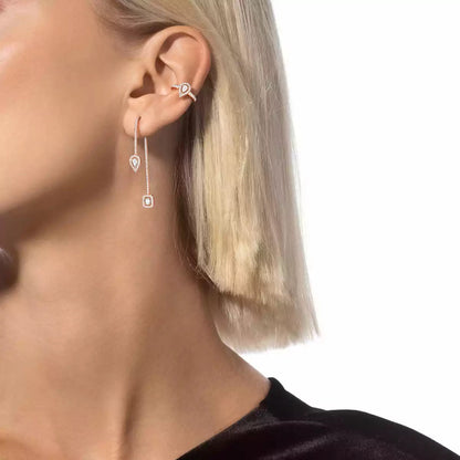 [Amore]Diamond Drop Earrings My Twin
