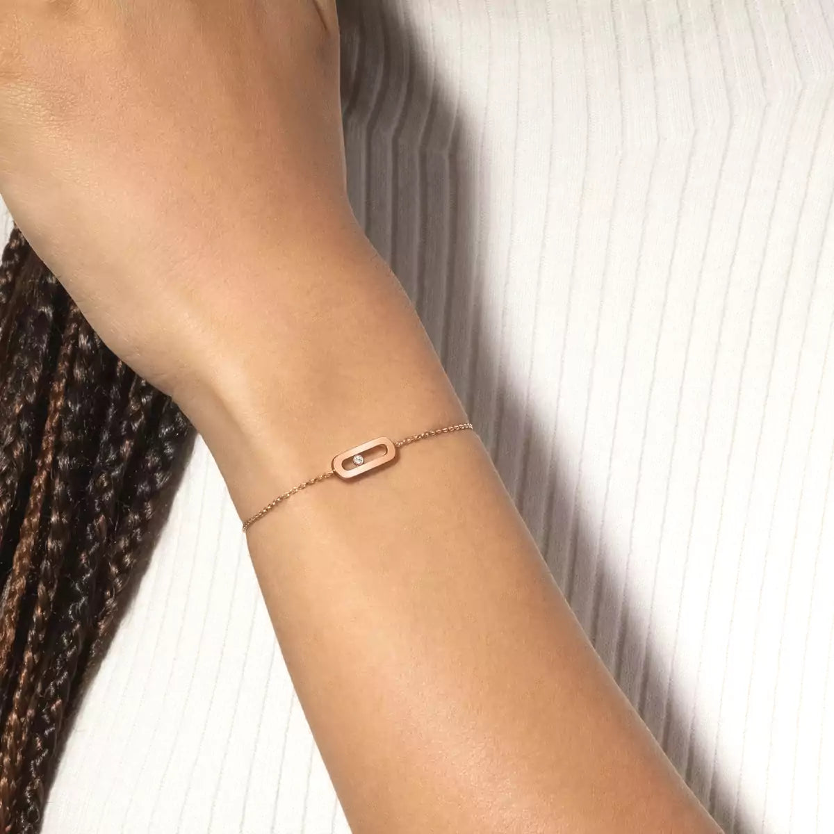 [Amore]Move Uno Diamond Bracelet