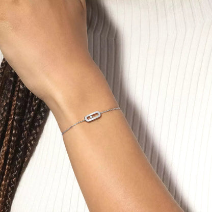 [Amore]Move Uno Diamond Bracelet