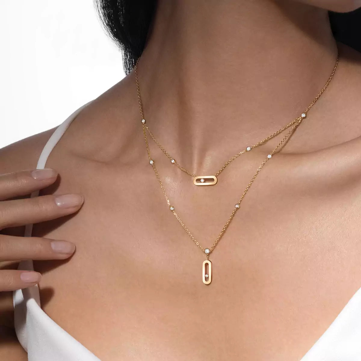 [Amore] Move Uno Diamond Necklace