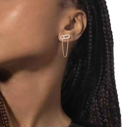 [Amore]Move Uno Diamond Earrings