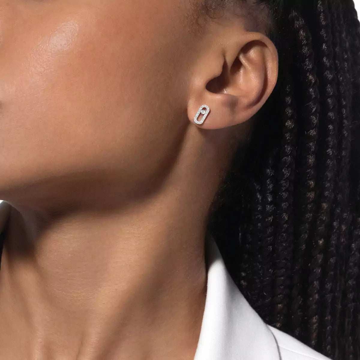 [Amore]Move Uno Diamond Earrings