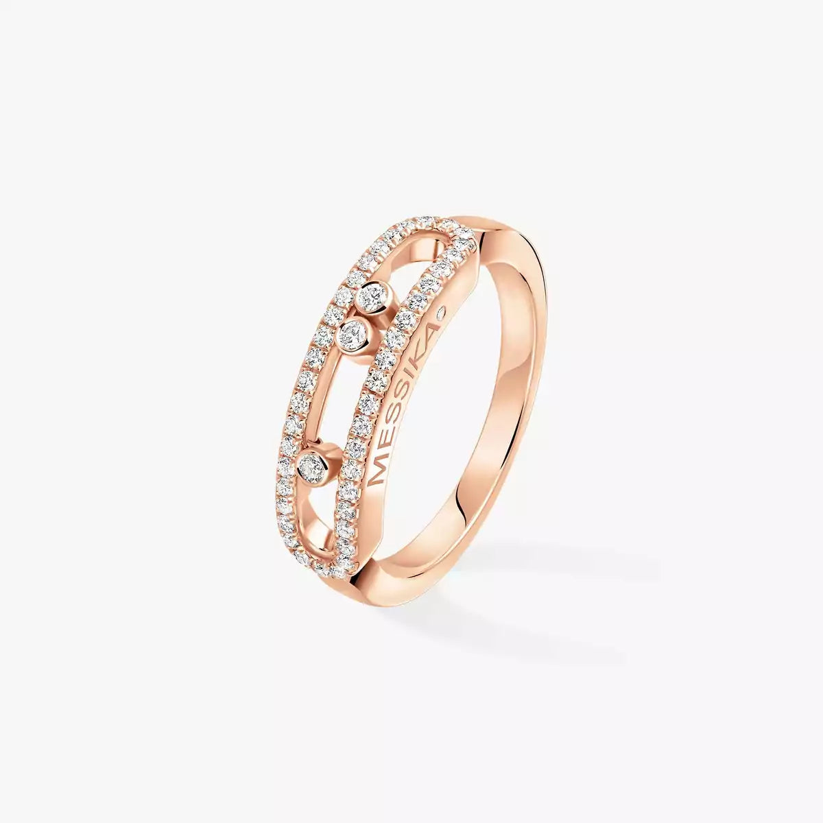 [Amore] Baby Move Gold Diamond Pave_ Ring