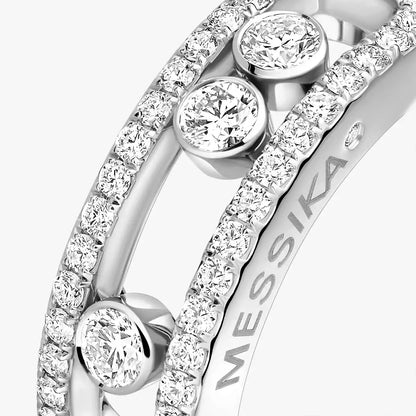 [Amore] Move Gold Diamond Pave_ Ring