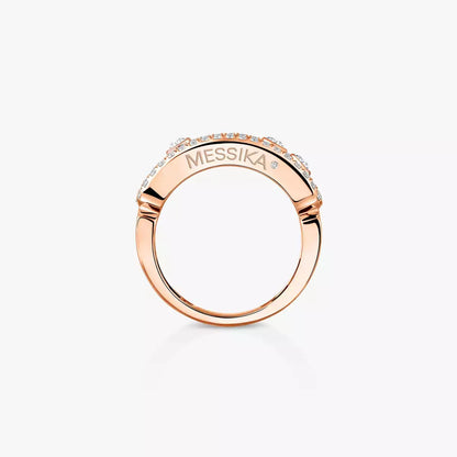 [Amore] Move Gold Diamond Pave_ Ring