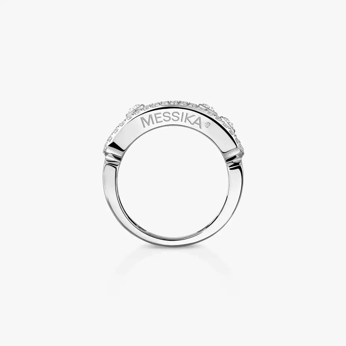 [Amore] Move Gold Diamond Pave_ Ring
