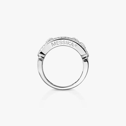 [Amore] Move Gold Diamond Pave_ Ring