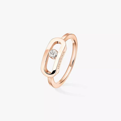 [Amore]Move Uno Diamond Ring in Gold