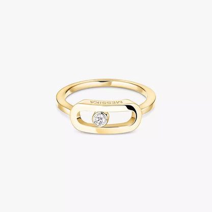 [Amore]Move Uno Diamond Ring in Gold