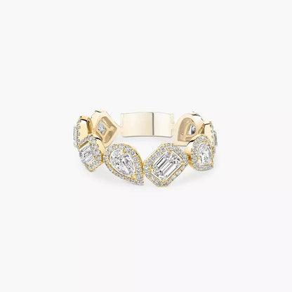 [Amore] Diamond Wedding Ring My Twin