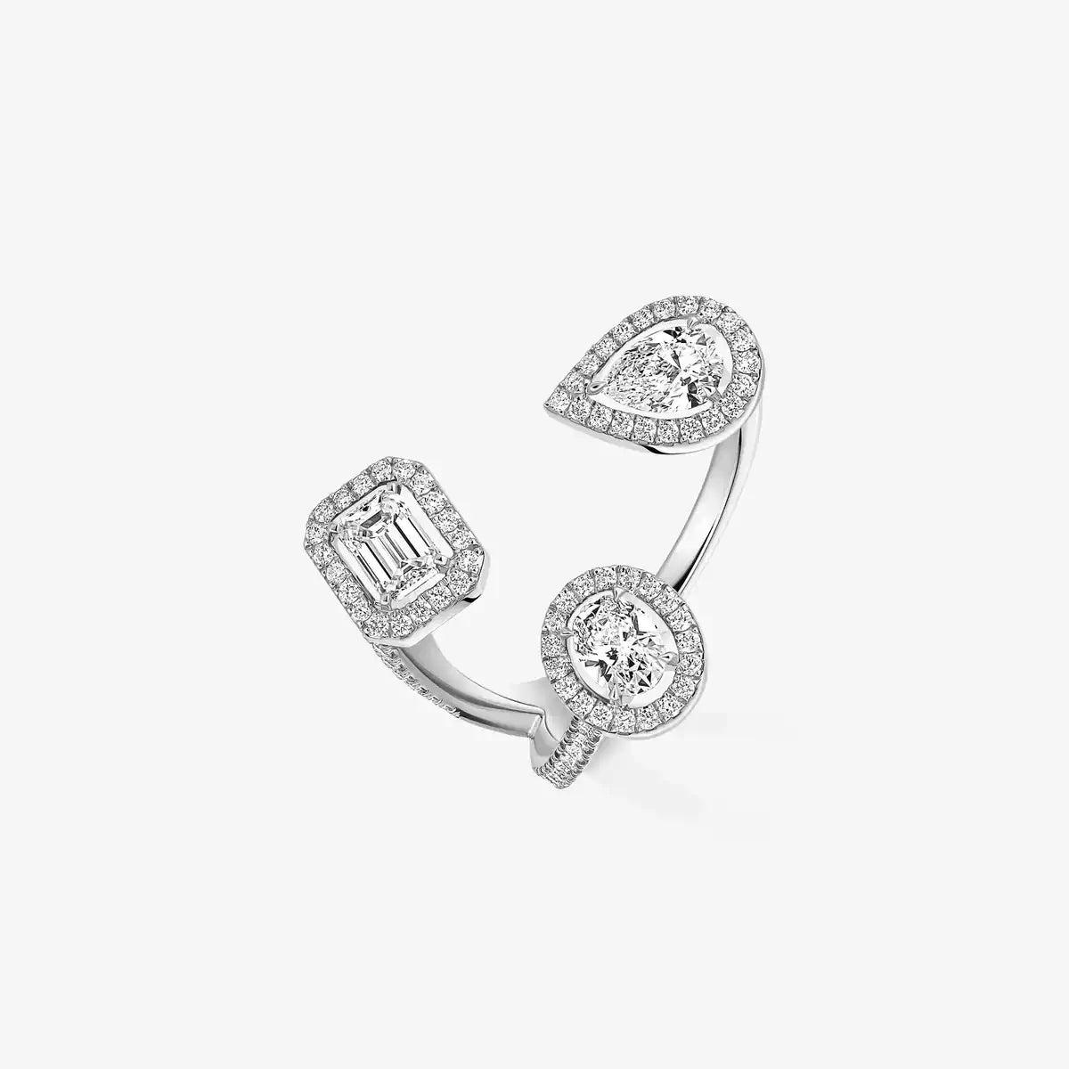 [Amore]  Diamond Ring 0,25ct My Twin Trilogy